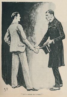 Not A Word To A Soul 1892. Artist: Sidney E Paget