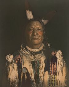 Not Afraid of the Pawnee--Yanktonai Sioux Chief. Creator: De Lancey Gill