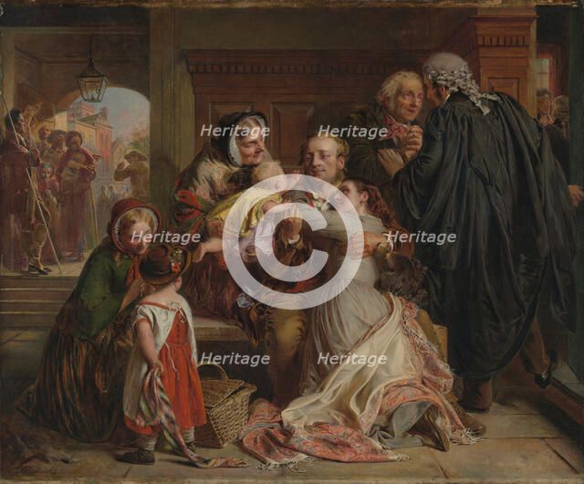 Not Guilty, 1859. Artist: Solomon, Abraham (1824-1862)