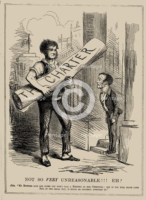 Not So Very Unreasonable!!! Eh? (from "Punch"), 1848. Creator: Anonymous.