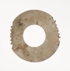 Notched Disc, Shang dynasty (c. 1600-1046 B.C.). Creator: Unknown