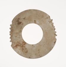 Notched Disc, Shang dynasty (c. 1600-1046 B.C.). Creator: Unknown