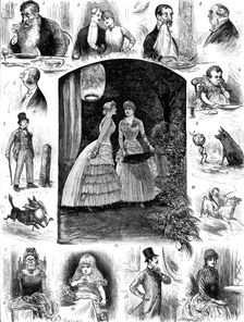 Notes at a Christmas Dinner, by our Dyspeptic Artist, 1883. Creator: Unknown