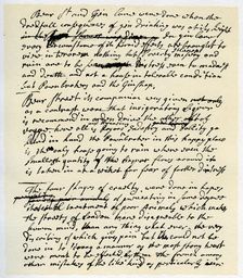 Notes by William Hogarth, c1751.Artist: William Hogarth