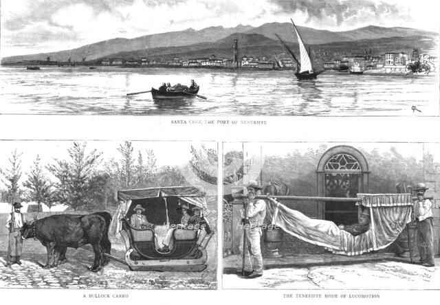 ''Notes in Teneriff, Canary Islands, The New Health Resort in the North Atlantic,from the sea, trans Creator: Unknown.