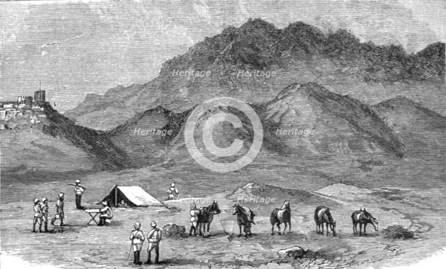 ''Notes in the Black Mountains and Sikkim Campaign's, Northern India; The Black Mountain from the Og Creator: Unknown.