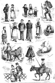 Notes of a Tourist: Swiss folk, 1883. Creator: Unknown