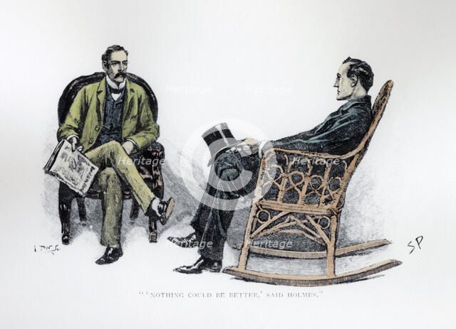 ''Nothing could be Better'' said Holmes', 1893. Artist: Sidney E Paget