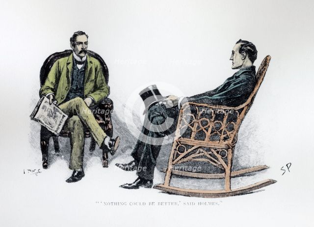 ''Nothing could be Better'' said Holmes', 1893. Creator: Sidney E Paget.