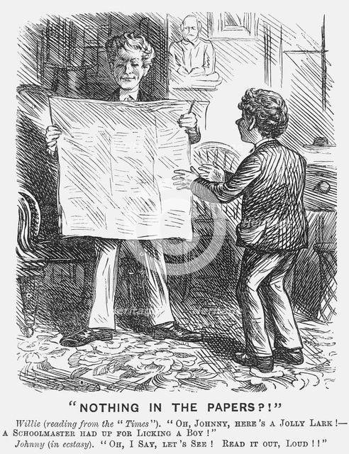 "Nothing in The Papers?!", 1870. Creator: Unknown.