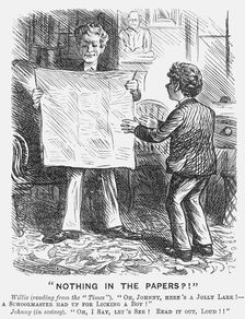 "Nothing in The Papers?!", 1870. Creator: Unknown