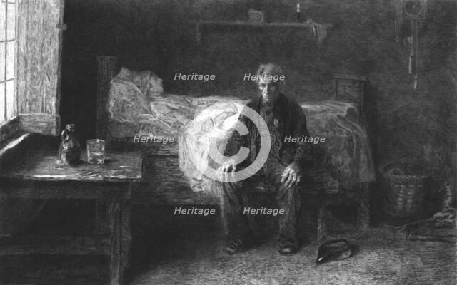 'Nothing Left', after Josep Israels', c1880-83. Creator: Adolphe Alphonse Gery-Bichard.