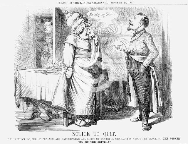 'Notice to Quit', 1861. Creator: Unknown.