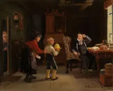 Notification for confirmation, 1846. Creator: Adolph Tidemand