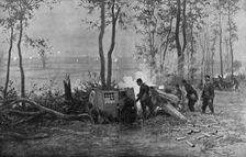 'Notre Artillerie de Campagne; Le 75 en action 1914. Creator: Georges Bertin Scott