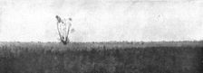 Notre Attaque du 12 septembre 1916 ; Le saule est depasse ; nos fantassins, detaches en silhouettes Creator: Unknown