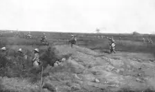 Notre avance poursuivie; Au Sud de la Somme, le 2 juillet, dans la region d'Herbecourt 1916 (1924 Creator: Unknown