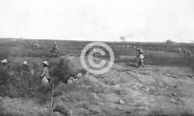 'Notre avance poursuivie; Au Sud de la Somme, le 2 juillet, dans la region d'Herbecourt', 1916 (1924 Creator: Unknown.