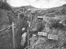 'Notre Avance Poursuivie; Une ancienne tranchee allemande 1916 (1924). Creator: Unknown