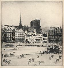 Notre-Dame 1915. Artist: William Walker