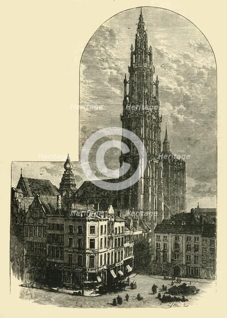 'Notre Dame, Antwerp', 1890.   Creator: Unknown.