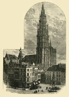 Notre Dame, Antwerp 1890. Creator: Unknown