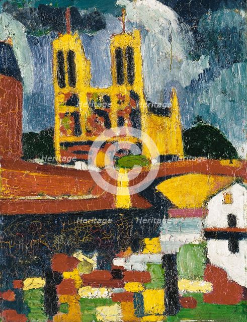 Notre Dame, ca. 1907. Creator: Henry Lyman Saÿen.