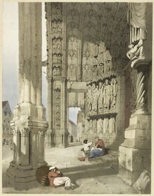 Notre Dame, Chartres, 1839. Creator: Thomas Shotter Boys