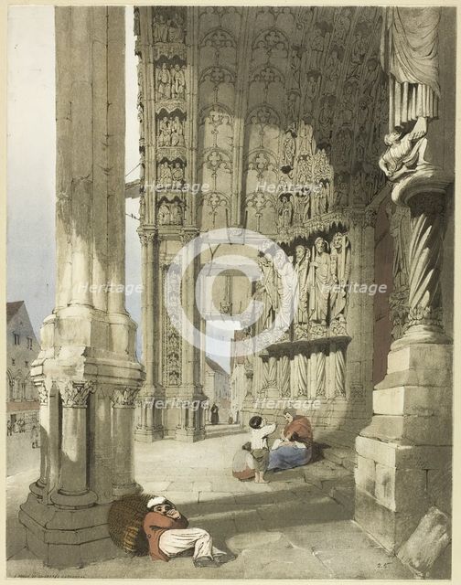 Notre Dame, Chartres, 1839. Creator: Thomas Shotter Boys.
