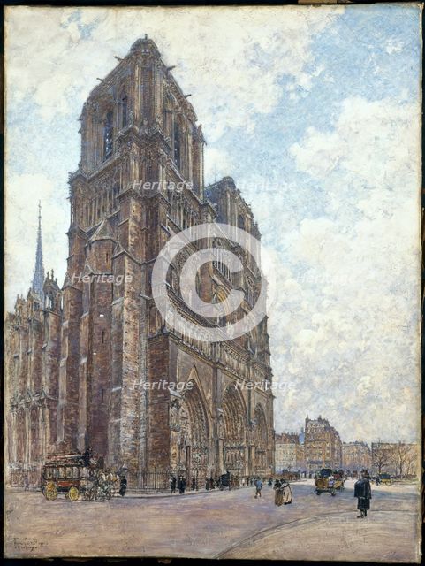 Notre-Dame de Paris, 02–1901. Creator: Unknown.