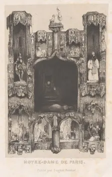 Notre-Dame de Paris, 1832. Creator: Célestin Nanteuil