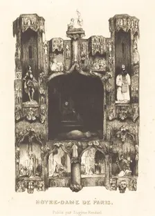 Notre-Dame de Paris, 1832. Creator: Célestin Nanteuil