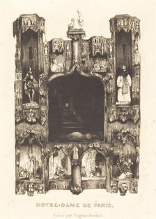 Notre-Dame de Paris, 1832. Creator: Célestin Nanteuil