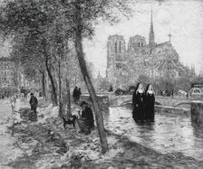 Notre Dame de Paris, 1890/95. Creator: Jean Francois Raffaelli