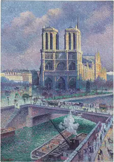 Notre-Dame de Paris, 1900. Artist: Luce, Maximilien (1858-1941)