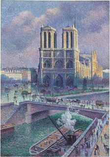 Notre-Dame de Paris, 1900. Artist: Luce, Maximilien (1858-1941)