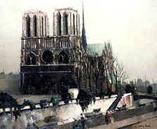 Notre Dame de Paris c1900-1942 Artist: Pierre Hode