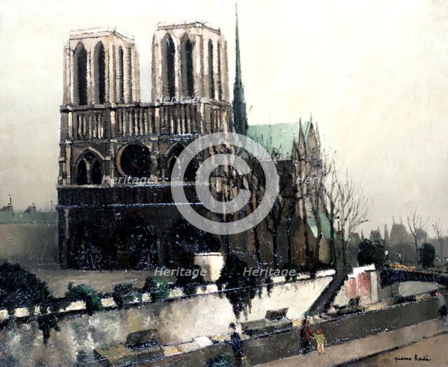 'Notre Dame de Paris', c1900-1942 Artist: Pierre Hode 