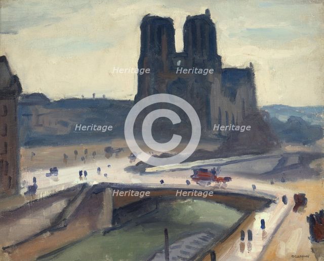 Notre-Dame de Paris, c1908. Creator: Albert Marquet.
