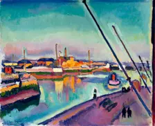 Notre-Dame Embankment, Le Havre 1908. Creator: Dupuis, Georges (1874-1932)