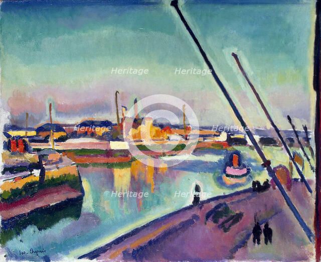 Notre-Dame Embankment, Le Havre', 1908. Creator: Dupuis, Georges (1874-1932).