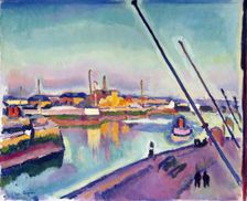 Notre-Dame Embankment, Le Havre, 1908. Creator: Georges Dupuis