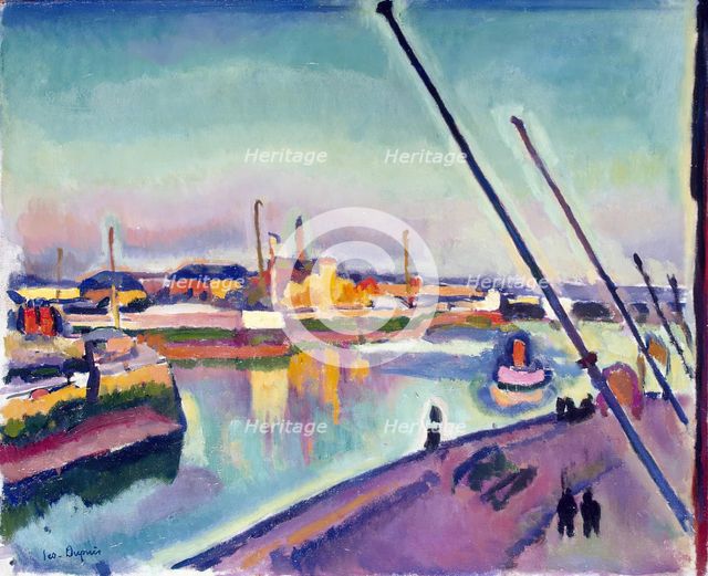 Notre-Dame Embankment, Le Havre, 1908. Creator: Georges Dupuis.