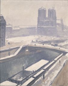 Notre Dame in Snow