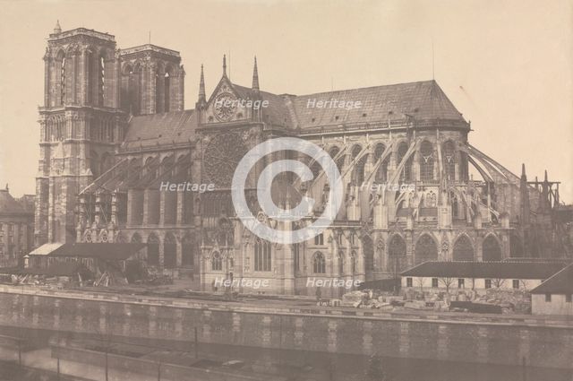 Notre Dame, Paris, 1852-1853. Creator: Édouard Baldus (French, 1813-1889).