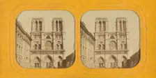 Notre Dame, Paris, 1860s. Creator: Jules Marinier