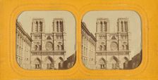 Notre Dame, Paris, 1860s. Creator: Jules Marinier