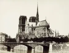 Notre Dame, Paris, between 1860 and 1870. Creator: Edouard Baldus
