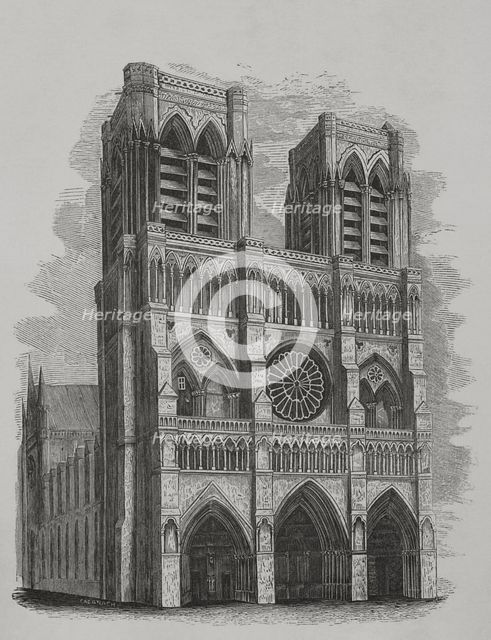 Notre-Dame, Paris, France, 1856. Creator: Unknown.