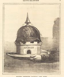 Notre dernier gateau des rois, 1872. Creator: Honore Daumier